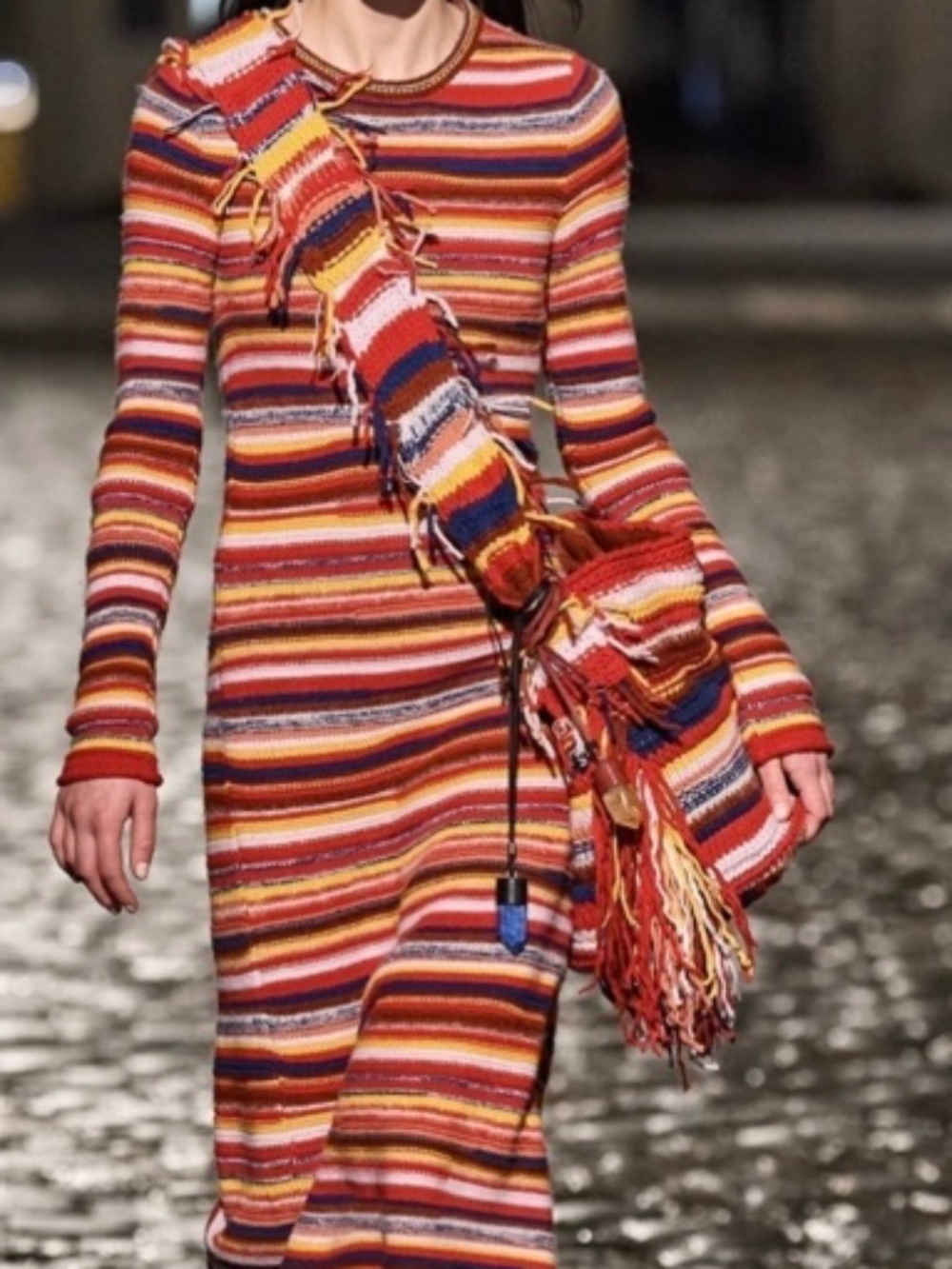 Chloe Sweater dress Mulit color